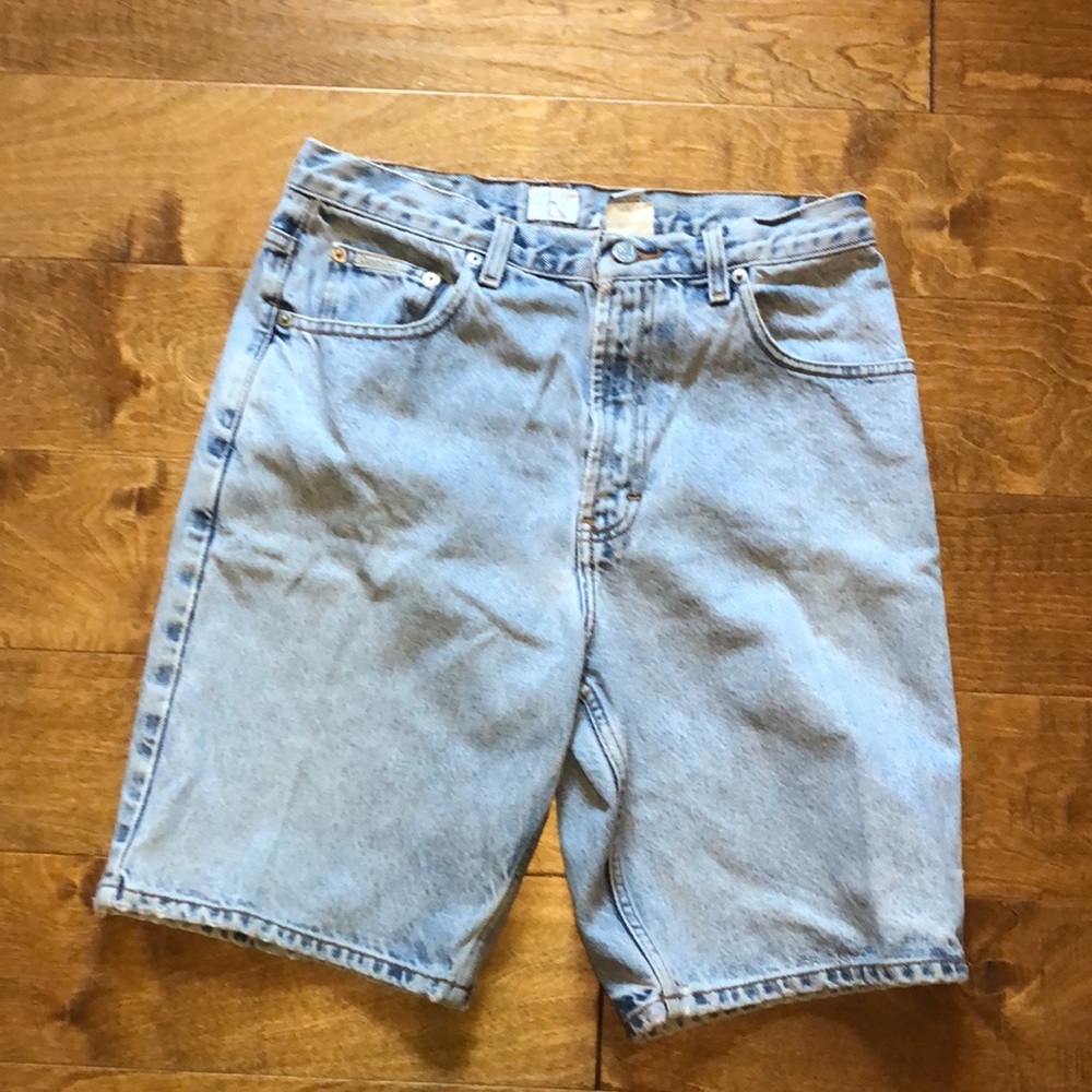 Calvin Klein Vintage Easy Fit Denim Shorts